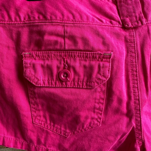Express Pink High Waist Shorts - Picture 7 of 7